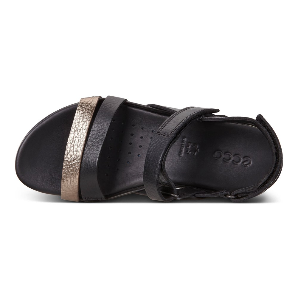 ECCO Womens Sandals Black - Flash - JNH-725369